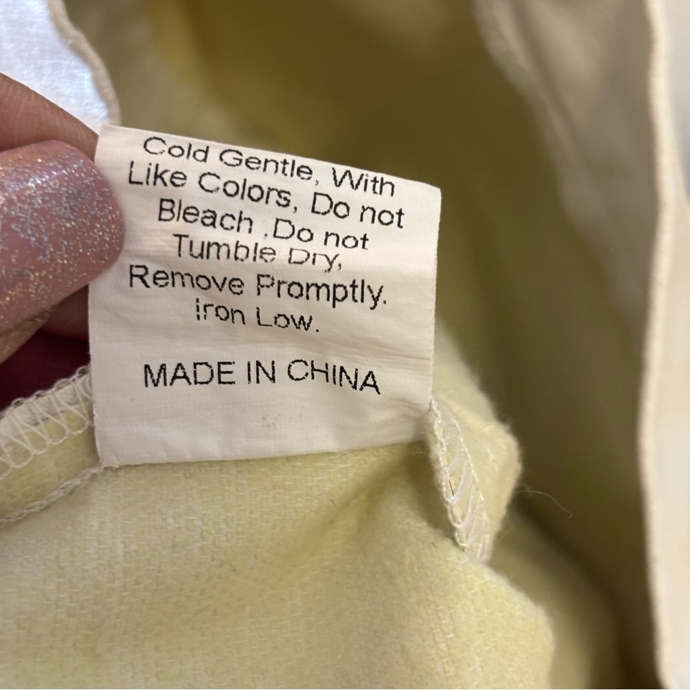 Princess Polly Encore Faux Leather High Waist High Rise White Crop Pants size 6 - Picture 9 of 16